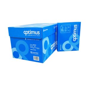 OPTIMUS (92) 8.5" X 11" White Copy Paper (500 Sheets/Ream)