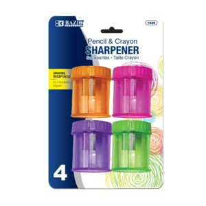 Single Blade Sharpener w/ Round Receptacle (4/pack)