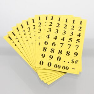 Gold Foil Number Label (378/Pack)