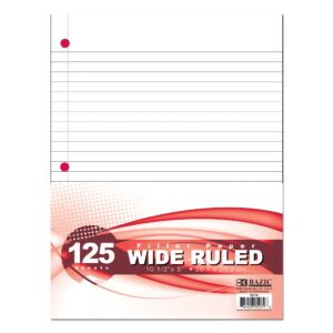 Filler Paper W/R 125 Ct.