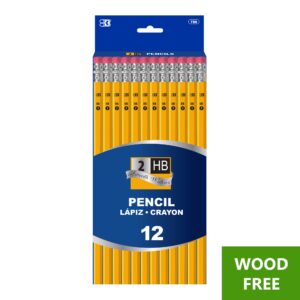 Yellow Pencil #2, 2HB (12/Pack)