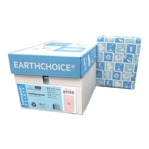 Domtar EARTHCHOICE 8.5" X 11" Pink Colored Paper (10 Reams/Case)