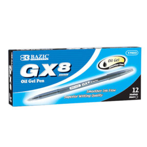 GX-8 (12/Pack) Black Oil-Gel Ink Pen
