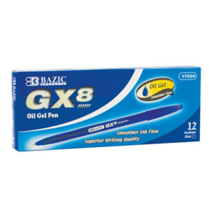 GX-8 (12/Pack) Blue Oil-Gel Ink Pen