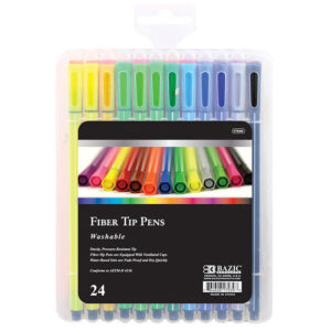 Washable Fiber Tip Pen 12 Color