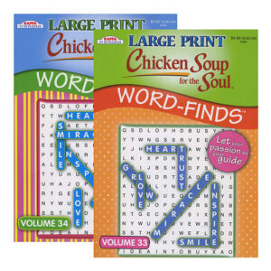 KAPPA Large Print Chicken Soup For The Soul Word Finds Puzzle Book