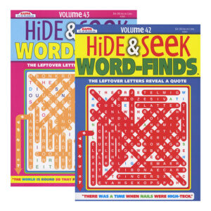 KAPPA Hide & Seek Word Finds Puzzle Book
