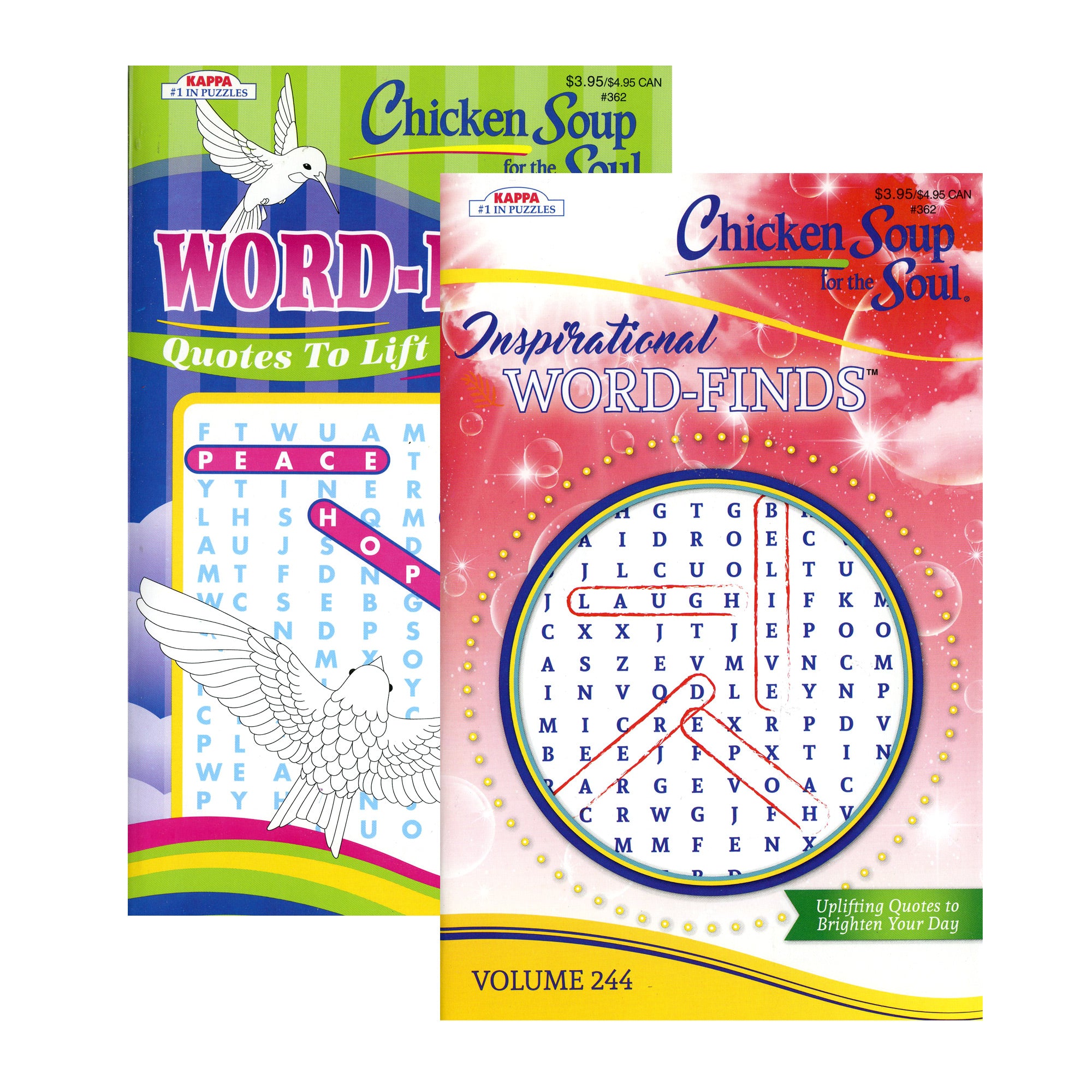 KAPPA Chicken Soup For The Soul Word Finds Puzzle Book - Digest Size