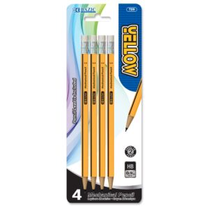 0.9mm Yellow Mechanical Pencil (4/Pack)