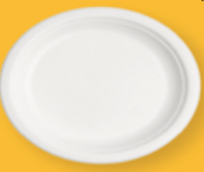 6 Inch Round Plate (15 cm) - 1000 PCS/CTN