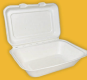 600ml Clamshell Container - 7inch x 5 inch - 500 PCS/CTN
